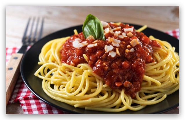 salsa para espagueti